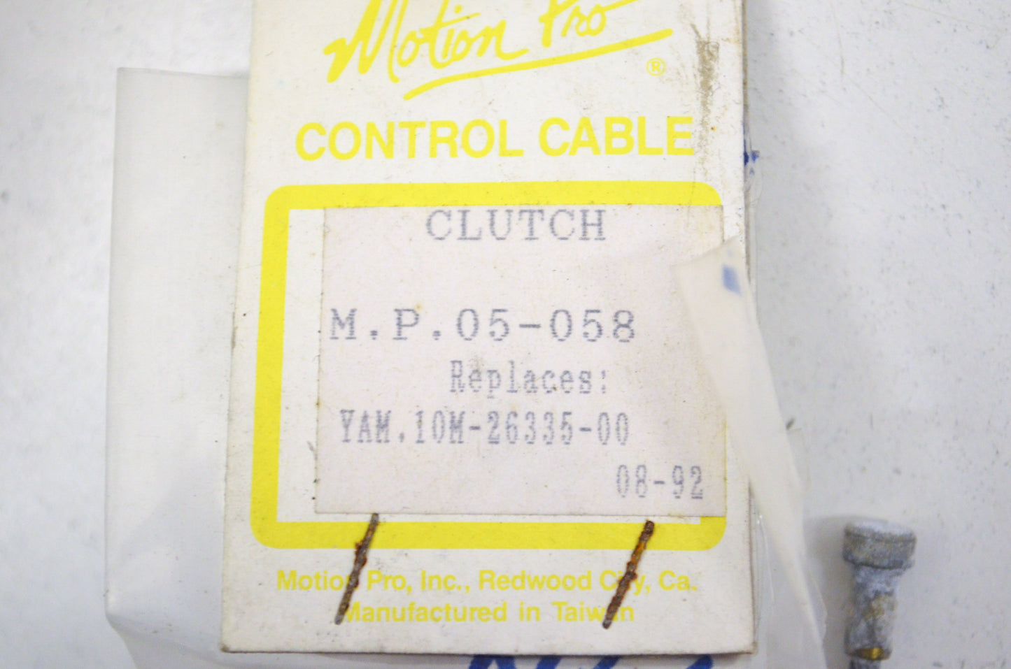 Parts Unlimited 05-058, 10M-26335-00 Yamaha Clutch Cable NOS