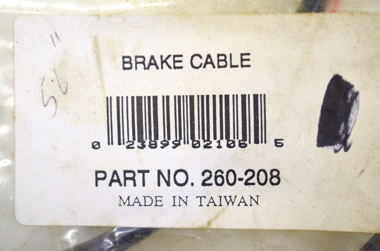 New Stens Brake Cable NOS