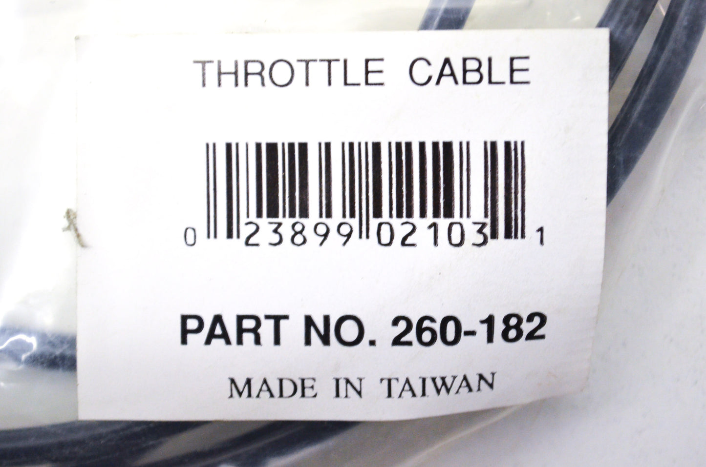 Stens 260-182 Throttle Cable NOS