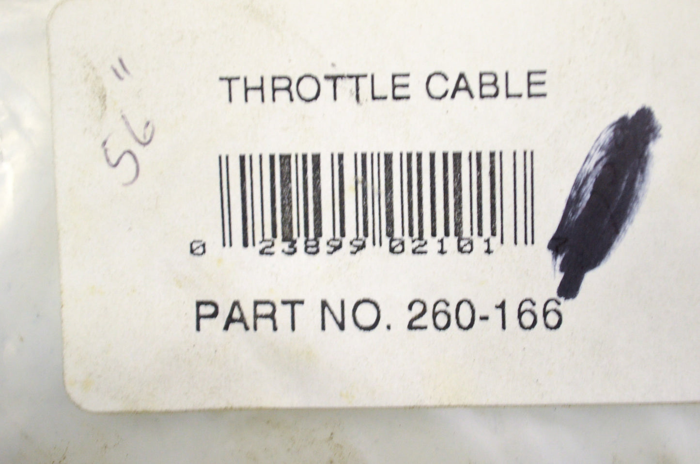 Stens 260-166 Throttle Cable NOS
