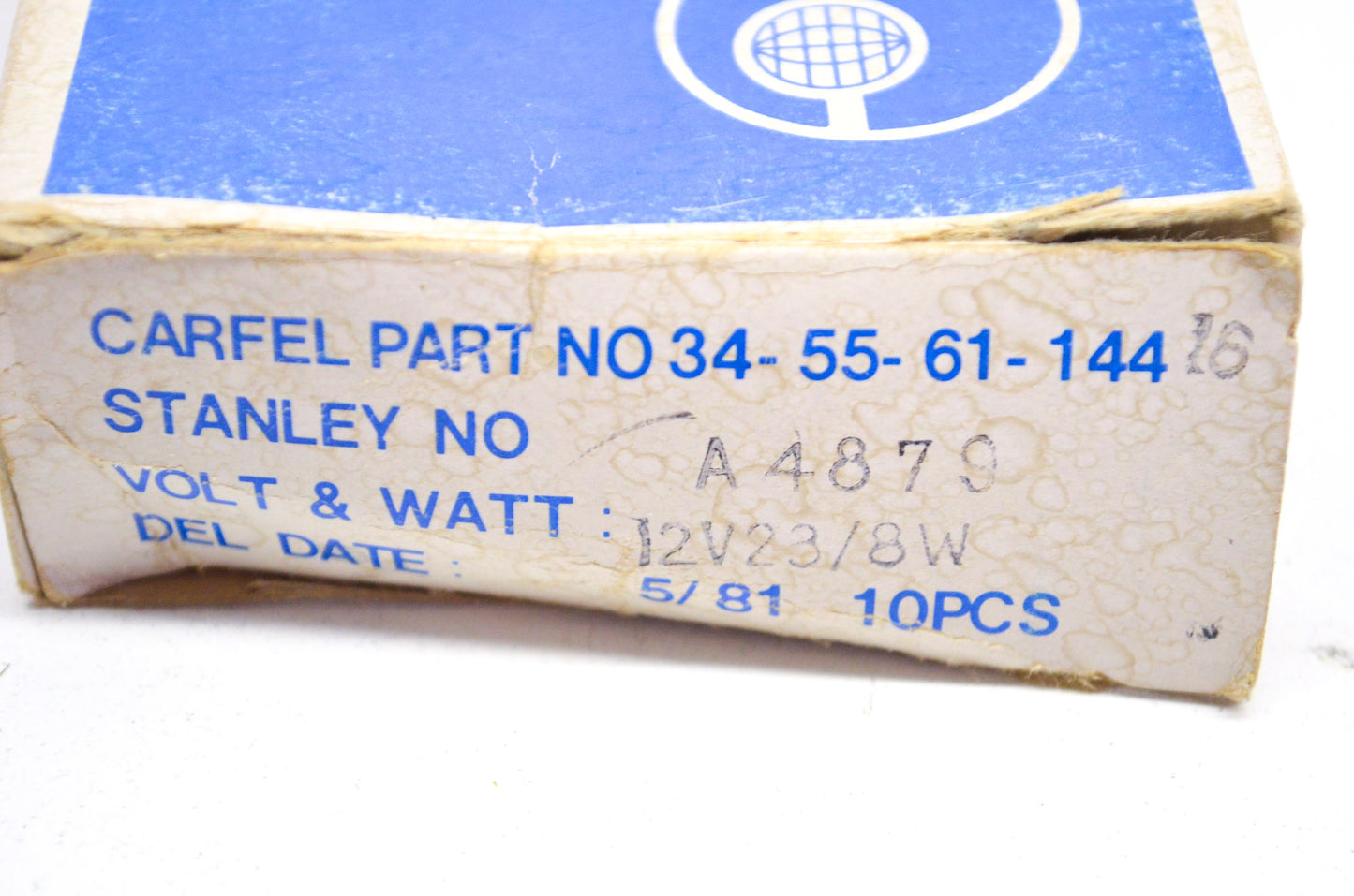 Bryco 34-55-61-144, 6000-532, A4879 Light Bulb 12V23/8W NOS