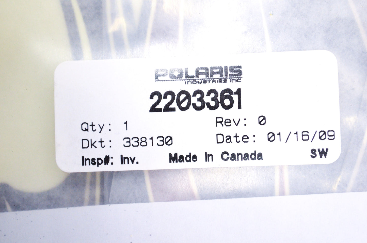 OEM Polaris 2203361 Flaming Skull Hood Decal Kit NOS