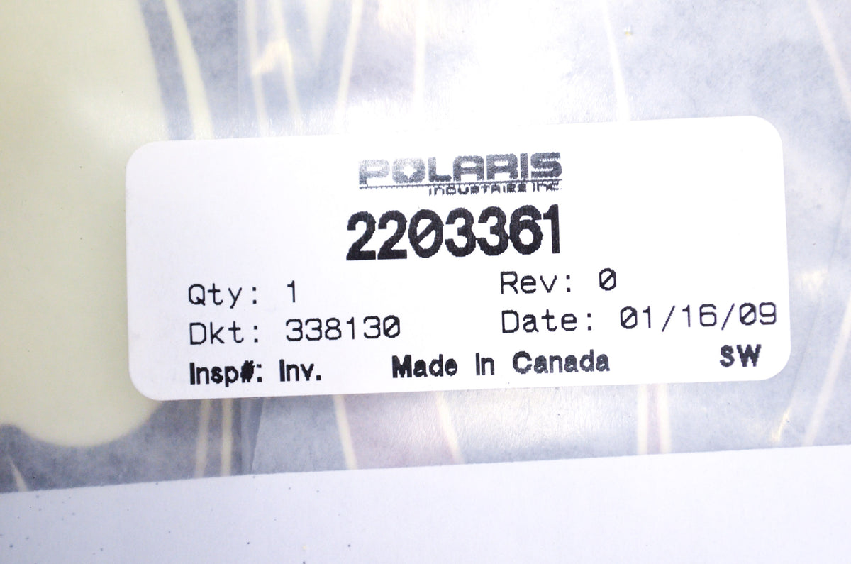 OEM Polaris 2203361 Flaming Skull Hood Decal Kit NOS