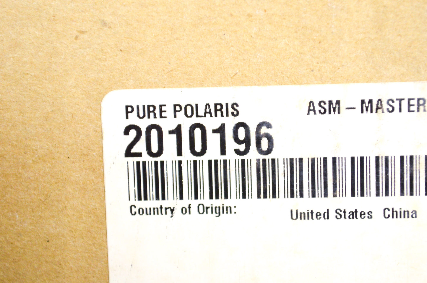 OEM Polaris 2010196 Master Cylinder Assembly NOS