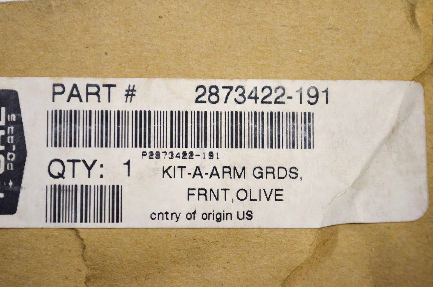 OEM Polaris 2873422-191, 2873422 Green A-Arm Guard Kit NOS