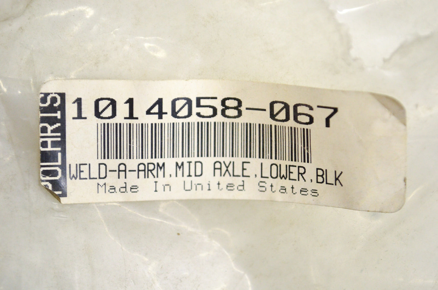 OEM Polaris 1014058-067, 1014058 Lower Mid Axle A-Arm NOS