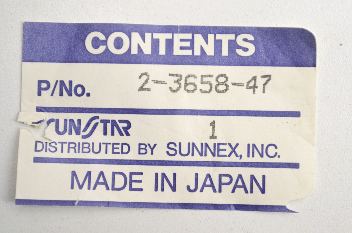 Sunstar 2-365847, 2500-249 Rear Sprocket 47T NOS