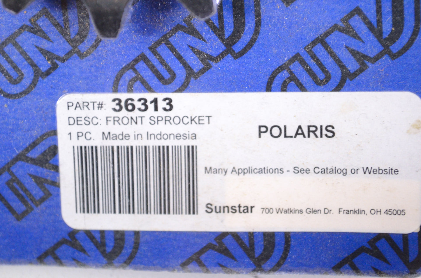 Sunstar 36313, 2501-269 Front Sprocket 13T NOS