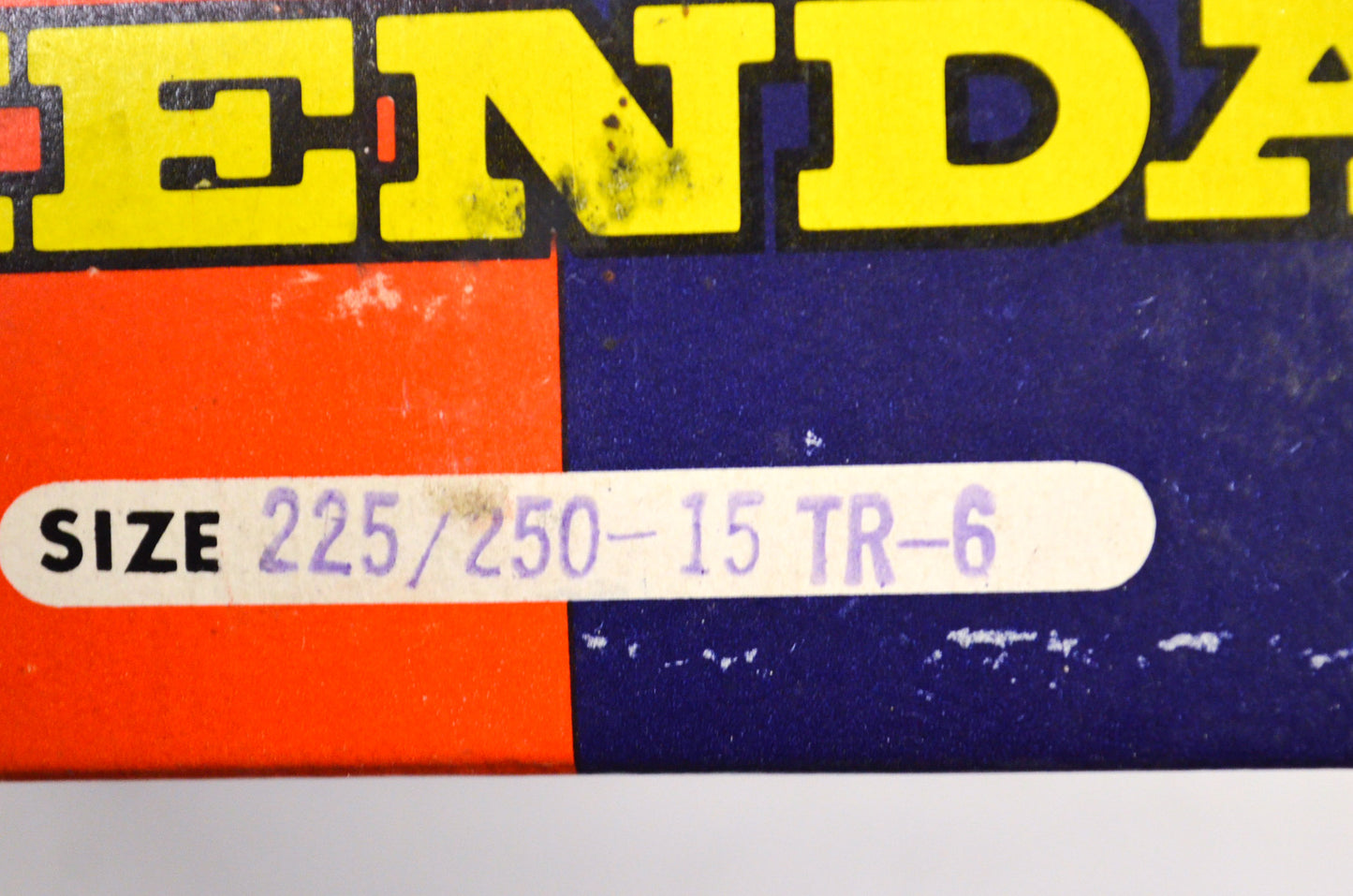 New Kenda Motorcycle Tube 2.25/2.50-15 TR-6 NOS