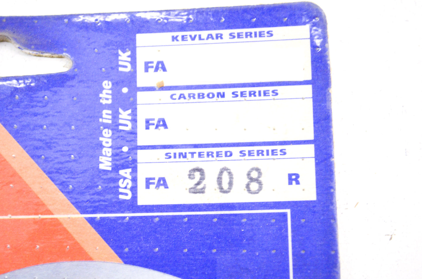 Ebc Fa208R, 7605-191 Brake Pad Kit NOS