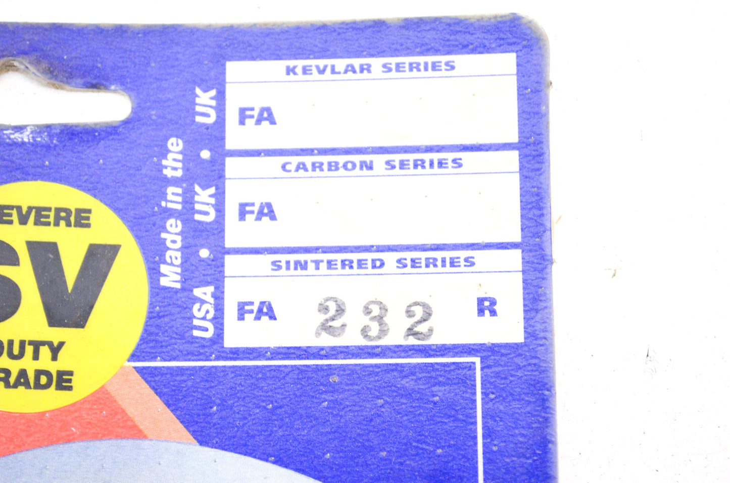 EBC FA232R Brake Pad Kit NOS