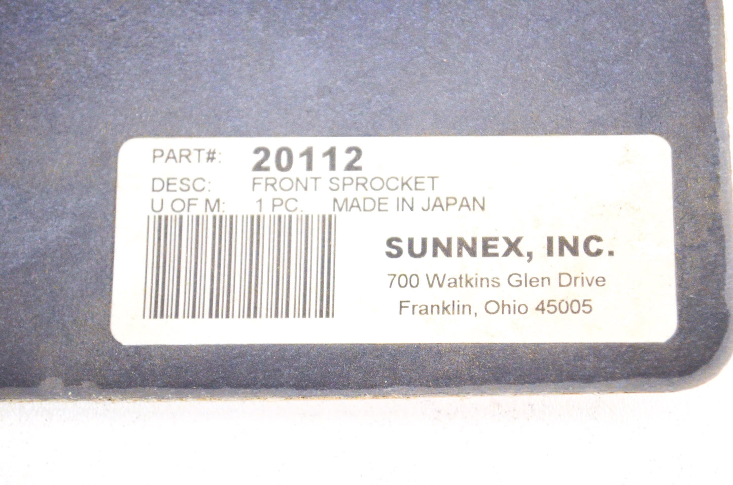 Sunstar 20112, 2501-016 Front Sprocket 12T NOS