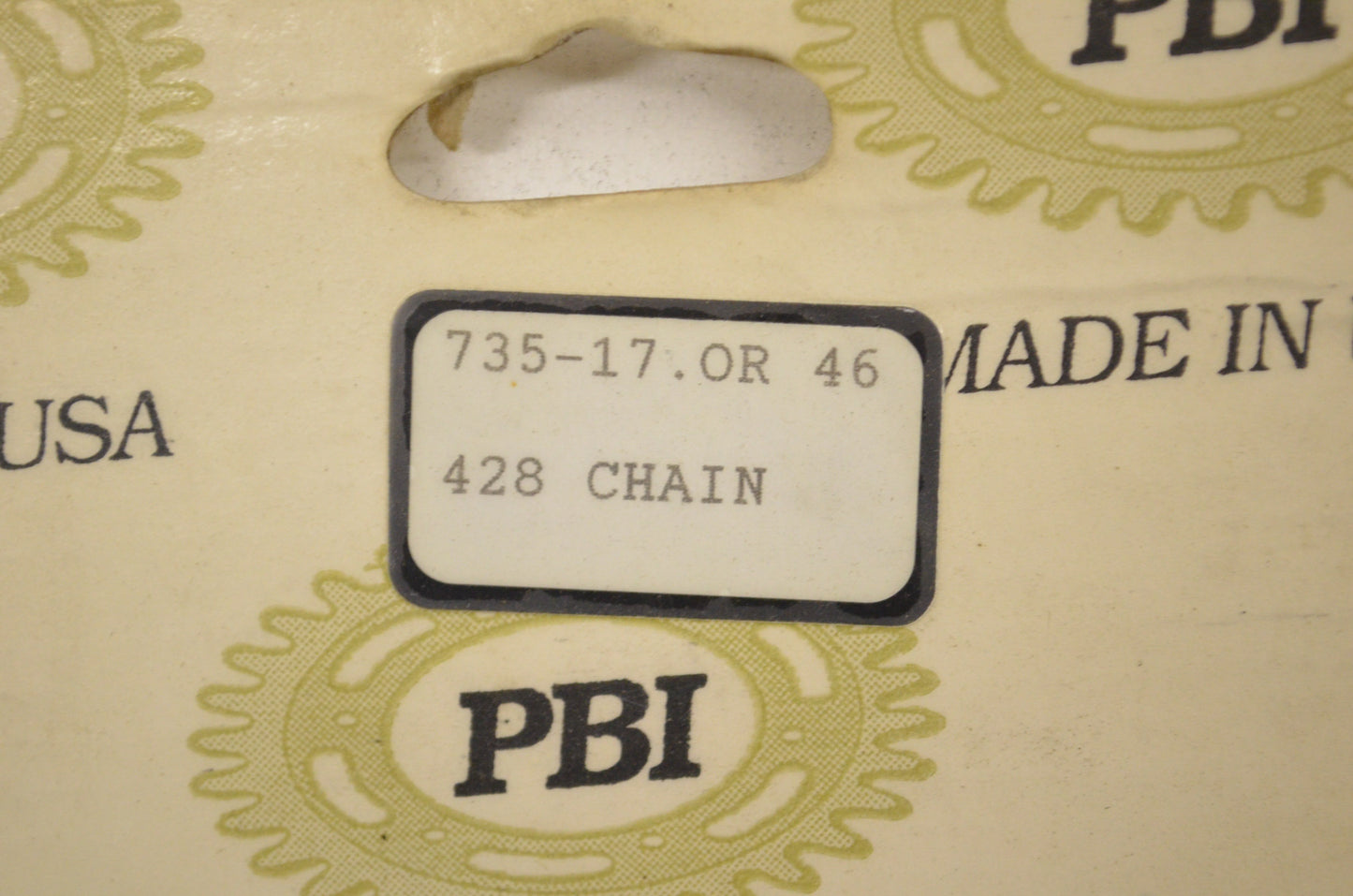PBI Sprockets 735-17, 2502-717 Sprocket 17T NOS