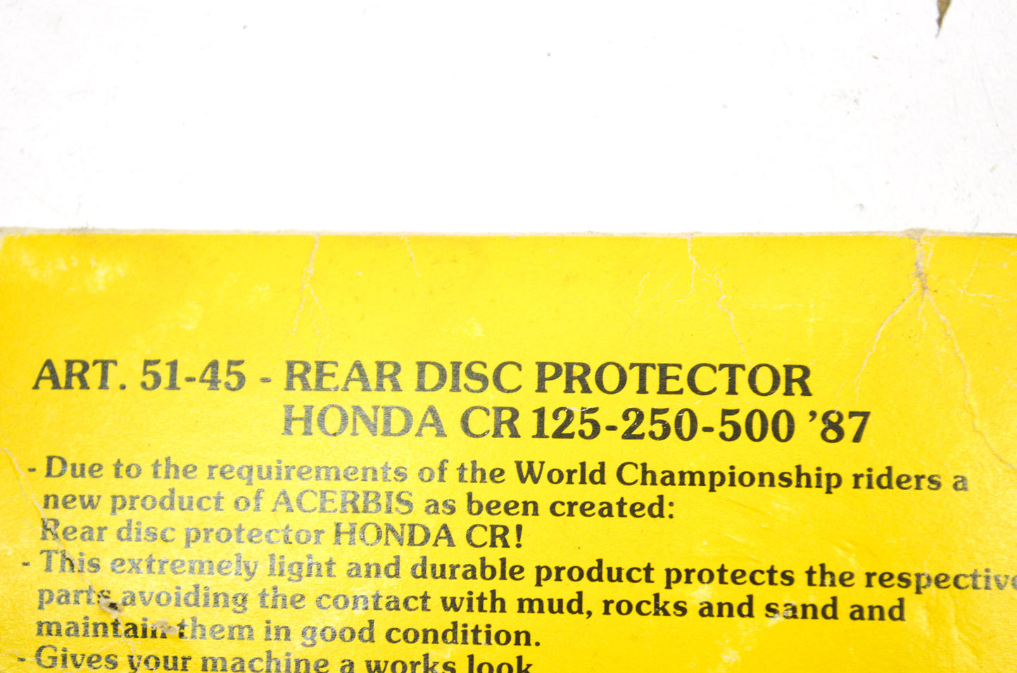 Rear Disc Protector NOS