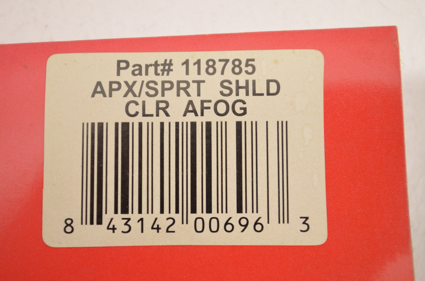New Bell Apex/Sprint Clear Face Shield NOS