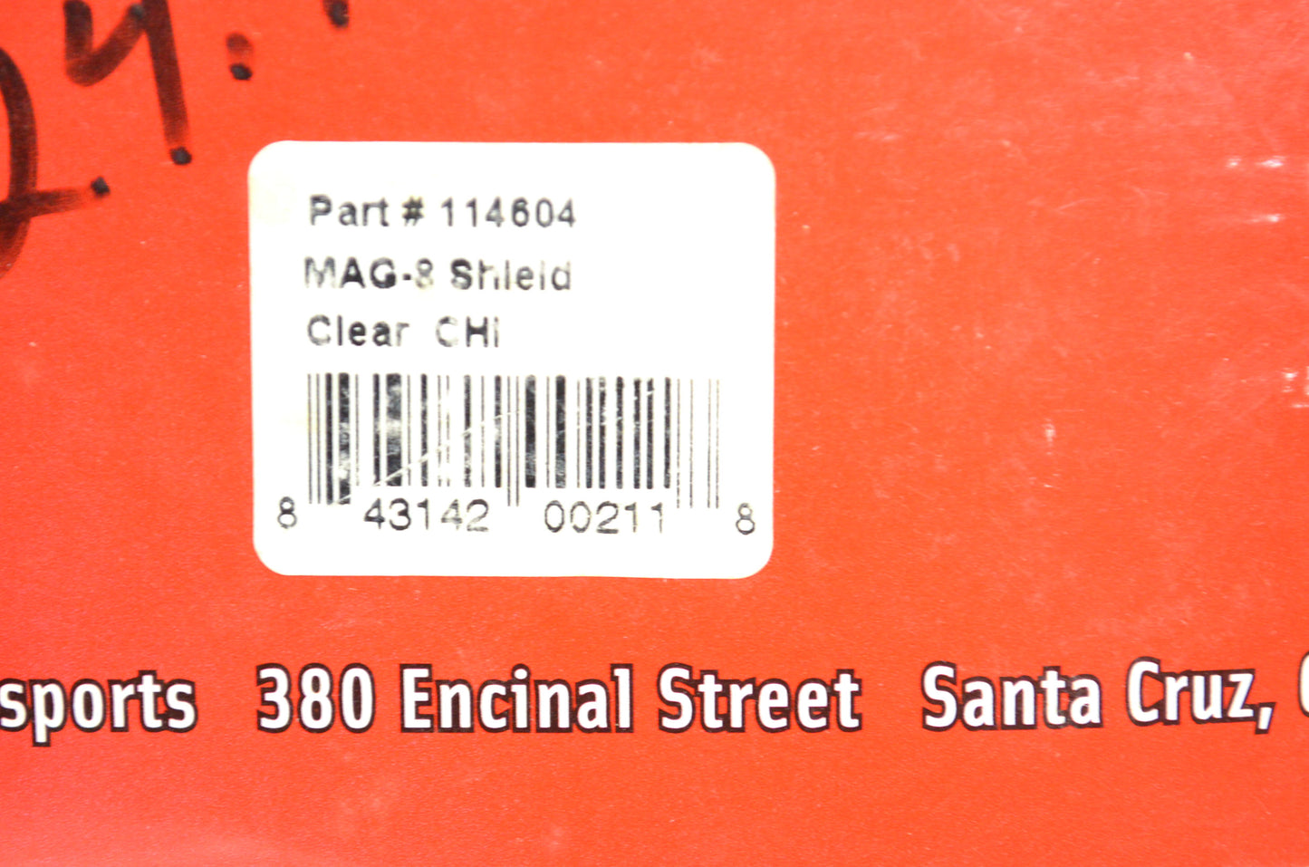 New Bell Mag 8 Face Shield NOS