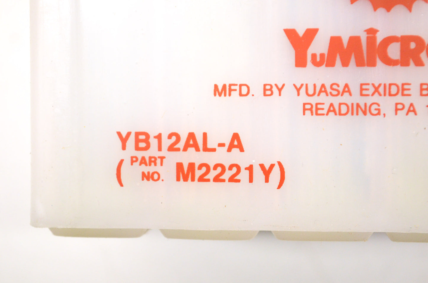 New Yuasa Motorcycle Battery NOS