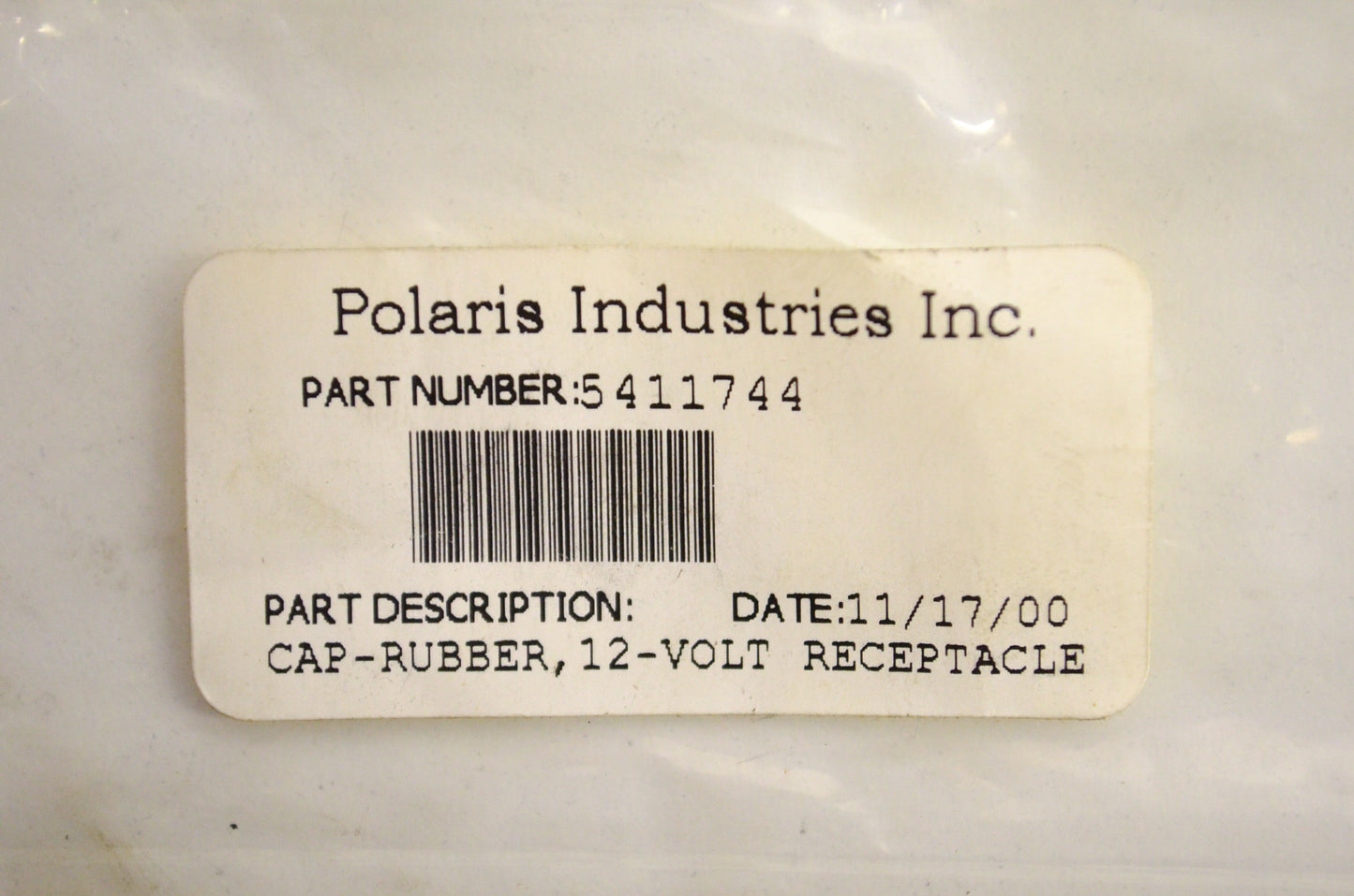 New OEM Polaris Receptacle Rubber Cap NOS