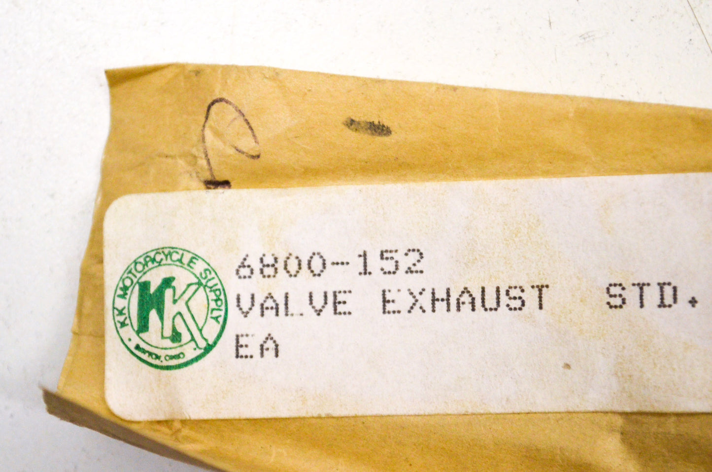 KK 6800-152 Intake Valve NOS