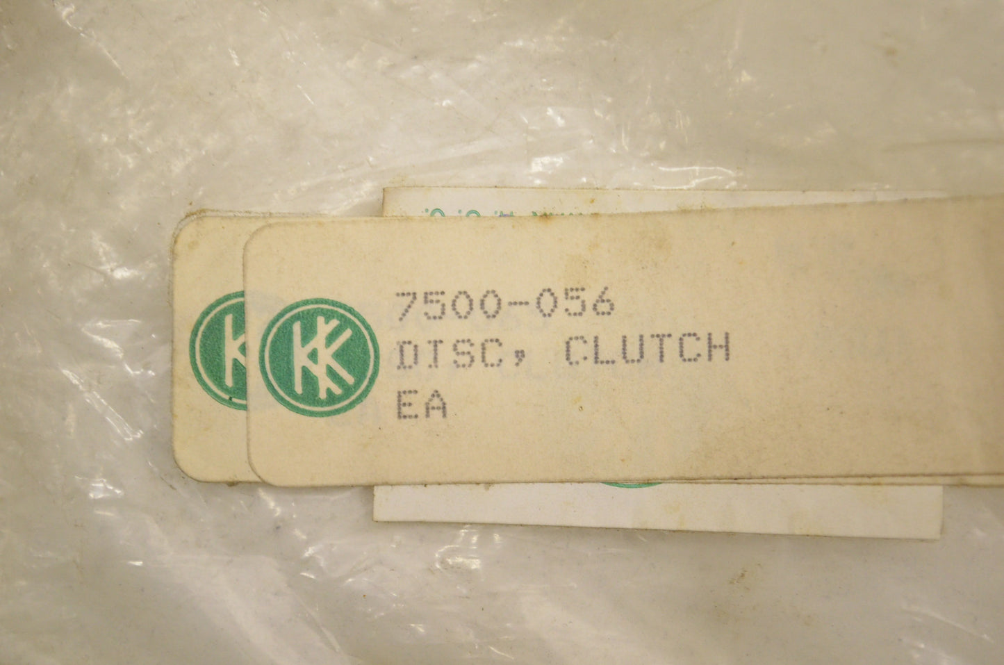 KK 7500-056 Clutch Plate Kit NOS