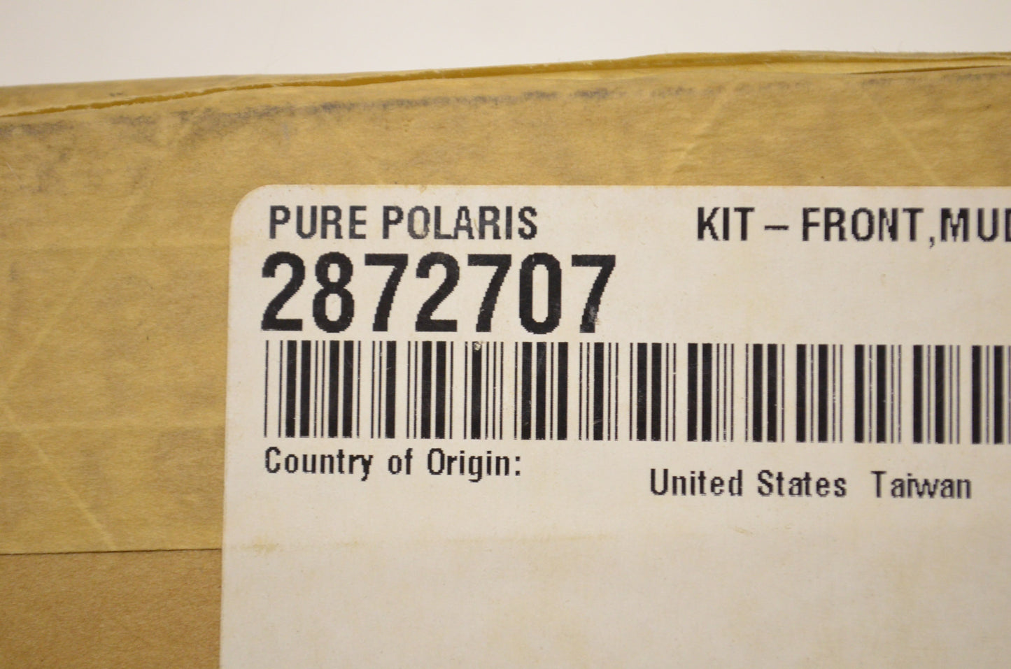 OEM Polaris 2872707 Front Mud Skirt Kit NOS