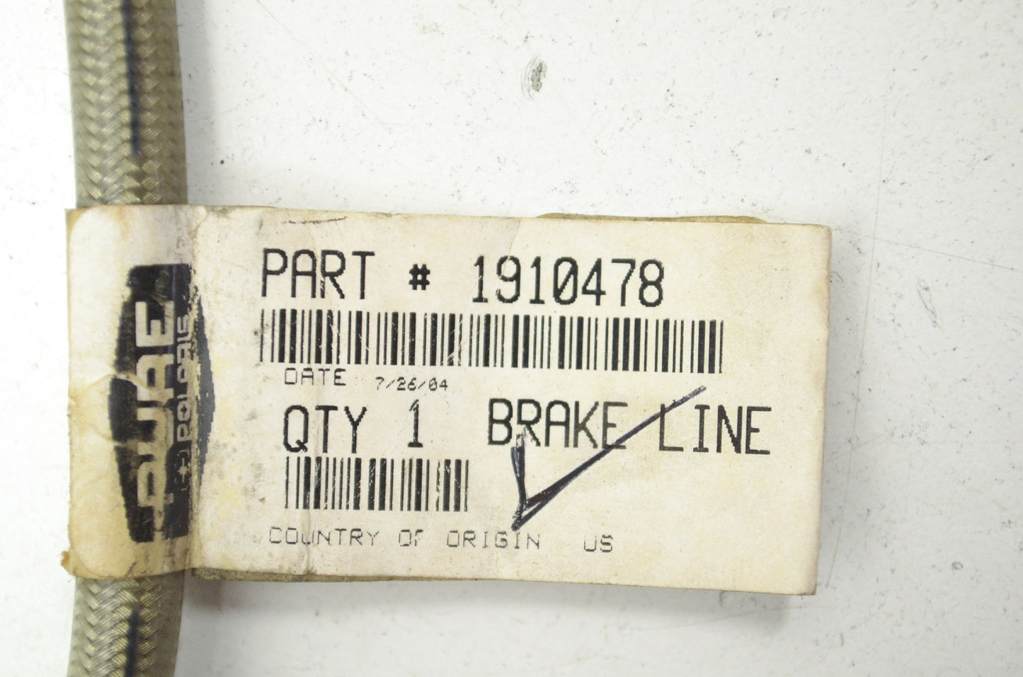 OEM Polaris 1910478 Brake Line NOS