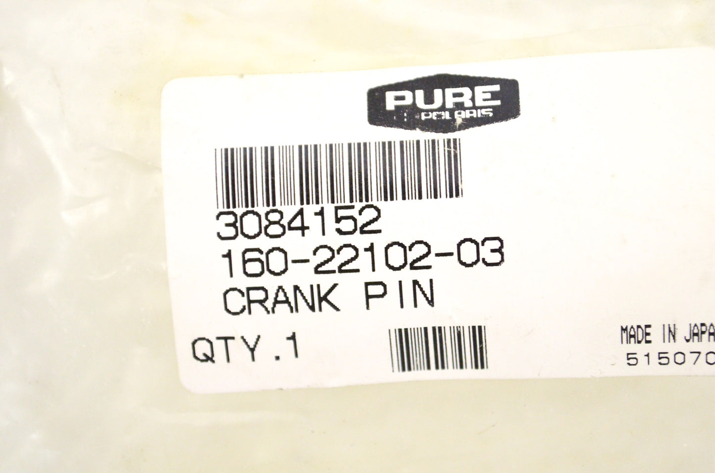 New OEM Polaris 3084152 Crank Pin #1 NOS