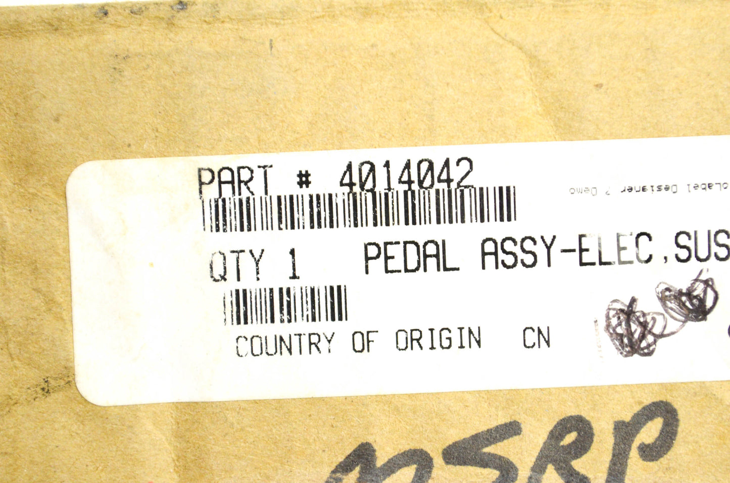 OEM Polaris 4014042 Electronic Throttle Pedal