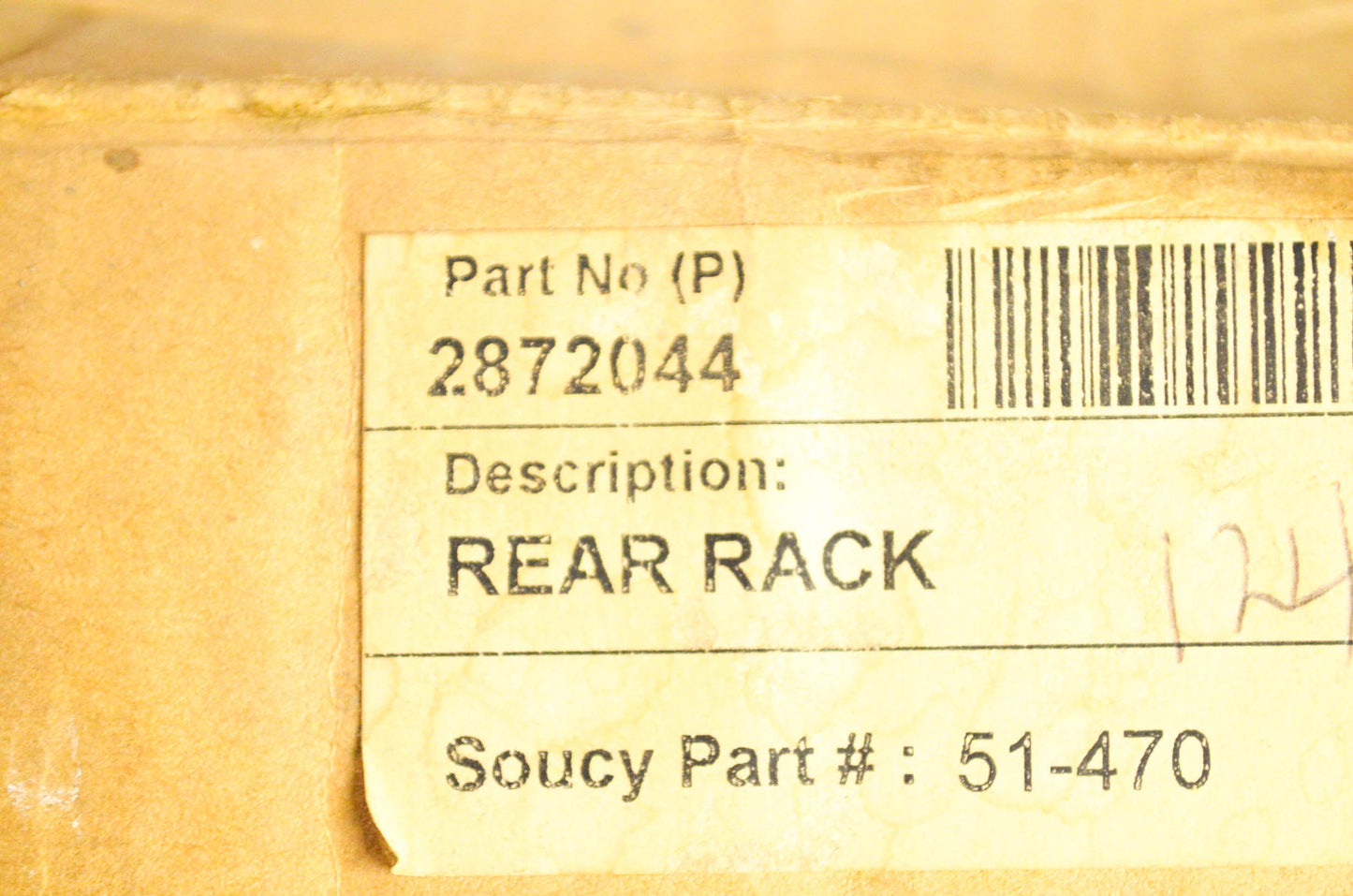 New OEM Polaris Gen III Rear Rack NOS