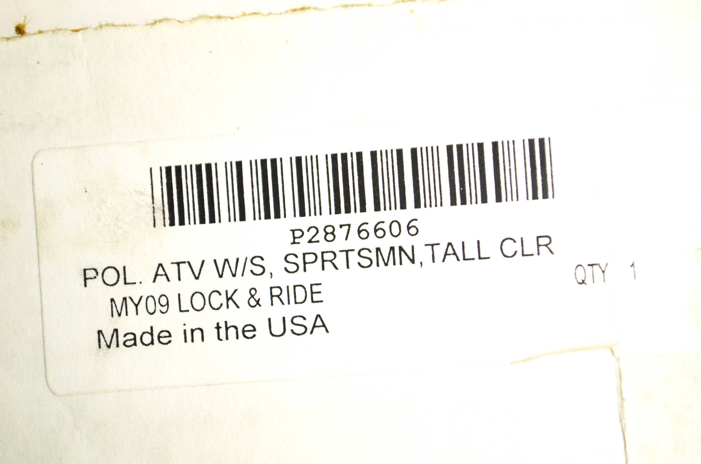 New OEM Polaris 2009 Sportsman Tall Lock & Ride Windshield NOS