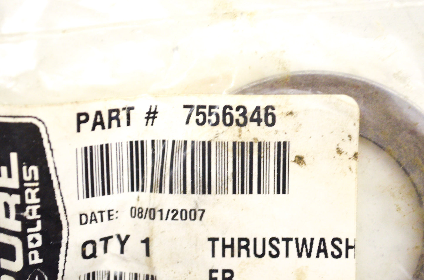 OEM Polaris 7556346 Gear Side Thrust Washer NOS