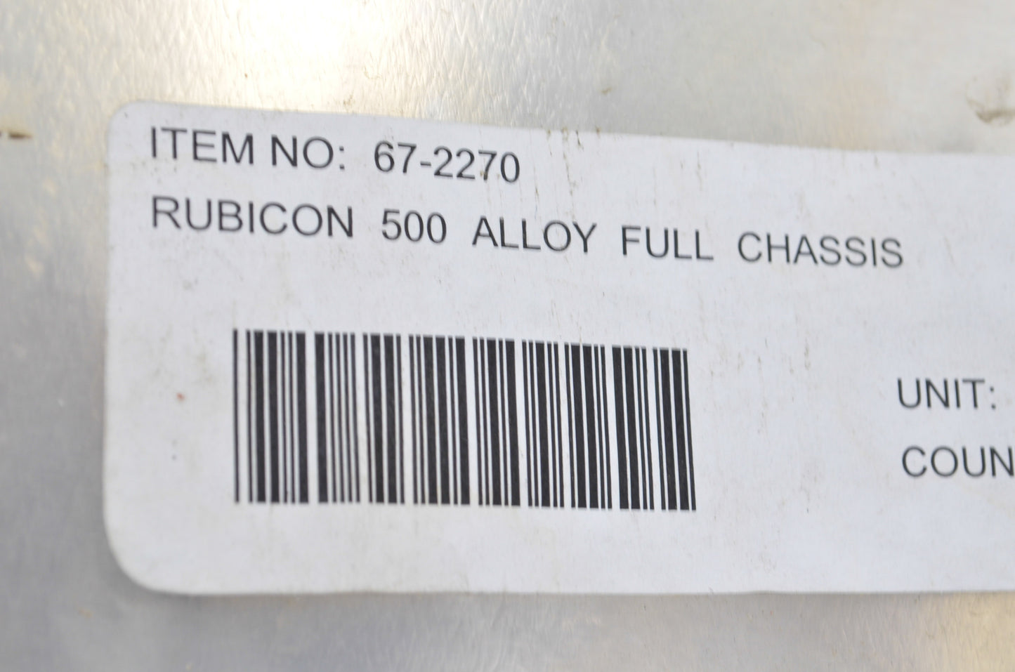 Honda Alloy Full Chassis Skid Plate NOS
