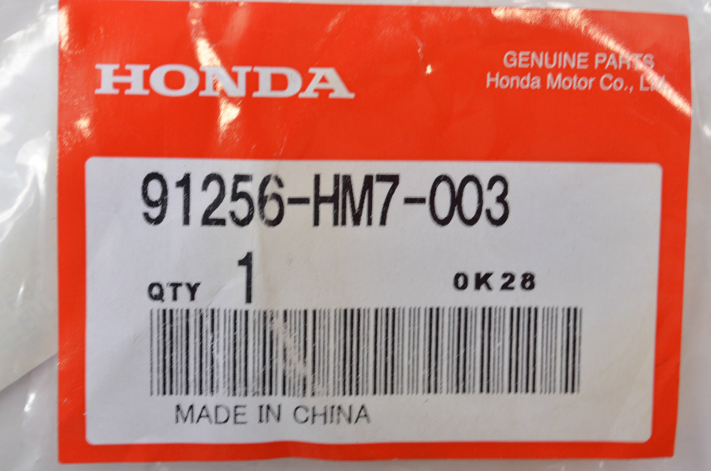 OEM Honda 91256-HM7-003 Dust Seal (38X55X6) NOS