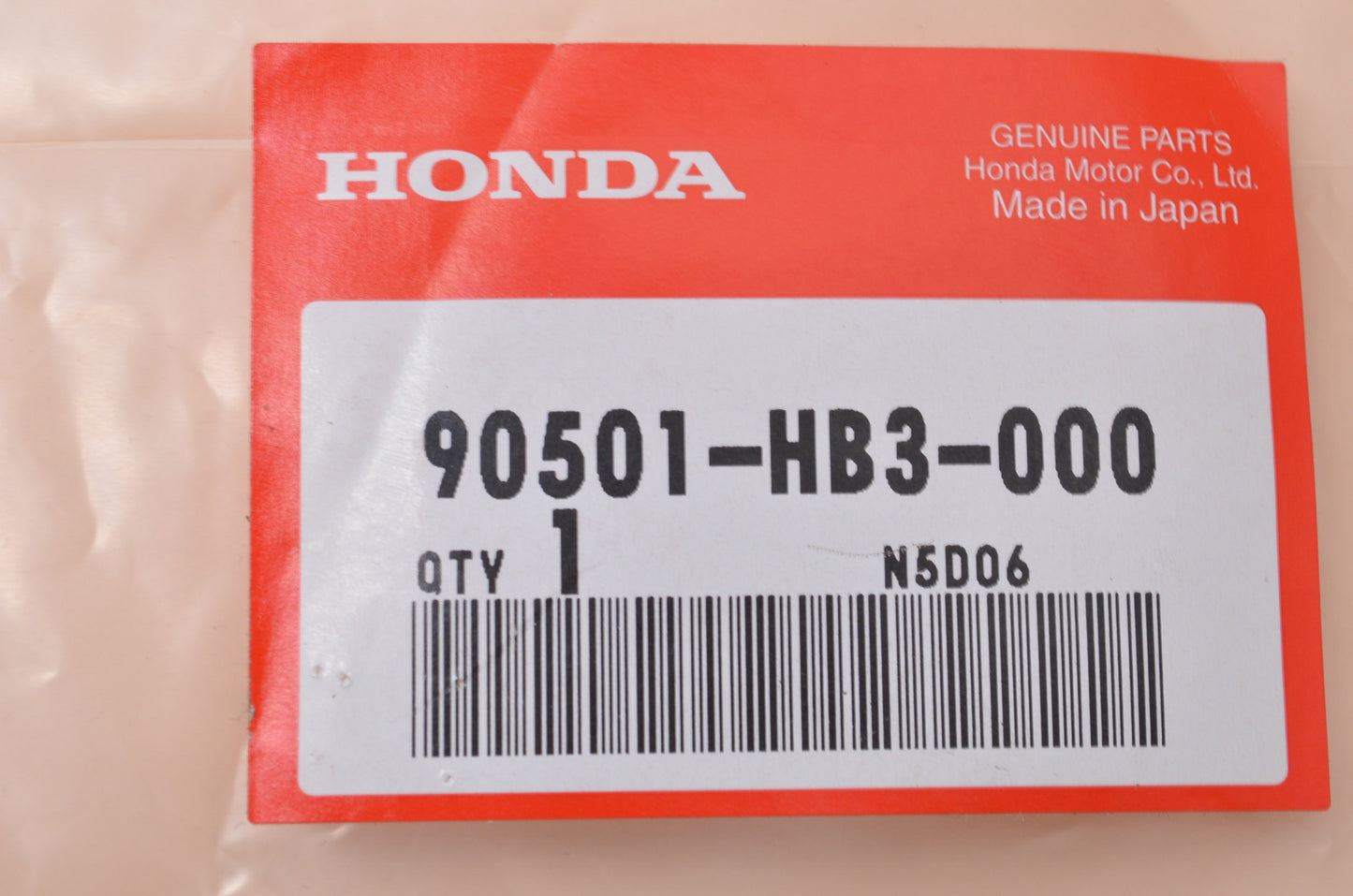 OEM Honda 90501-HB3-000 Washer (32X86X1.5) NOS