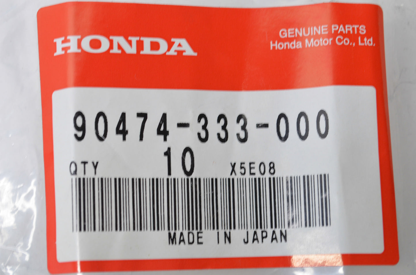 OEM Honda 90474-333-000 Washer (8MM) NOS