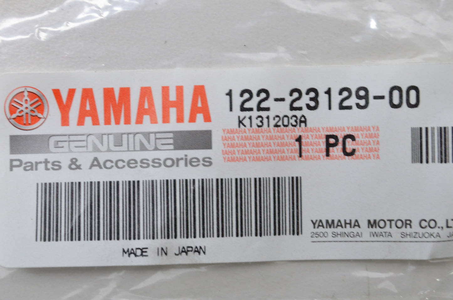 OEM Yamaha 122-23129-00-00 O-Ring NOS
