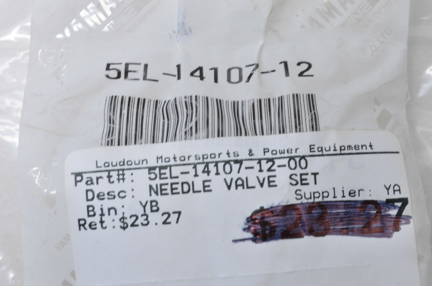 New OEM Yamaha Needle Valve Kit NOS