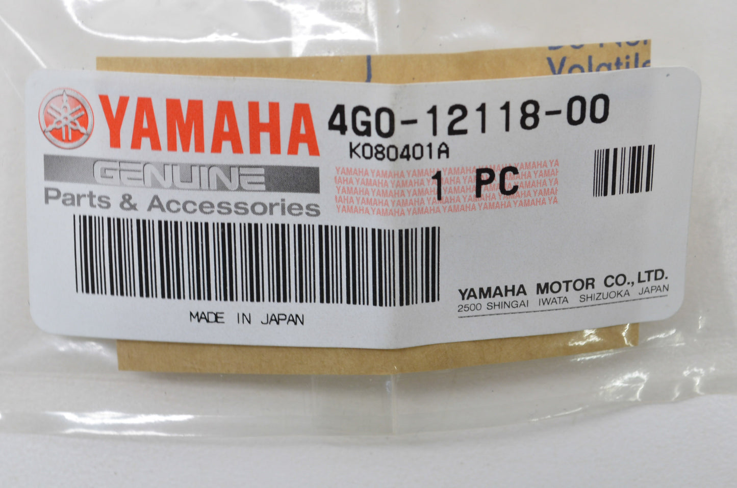 OEM Yamaha 4G0-12118-00-00 Cotter Valve NOS