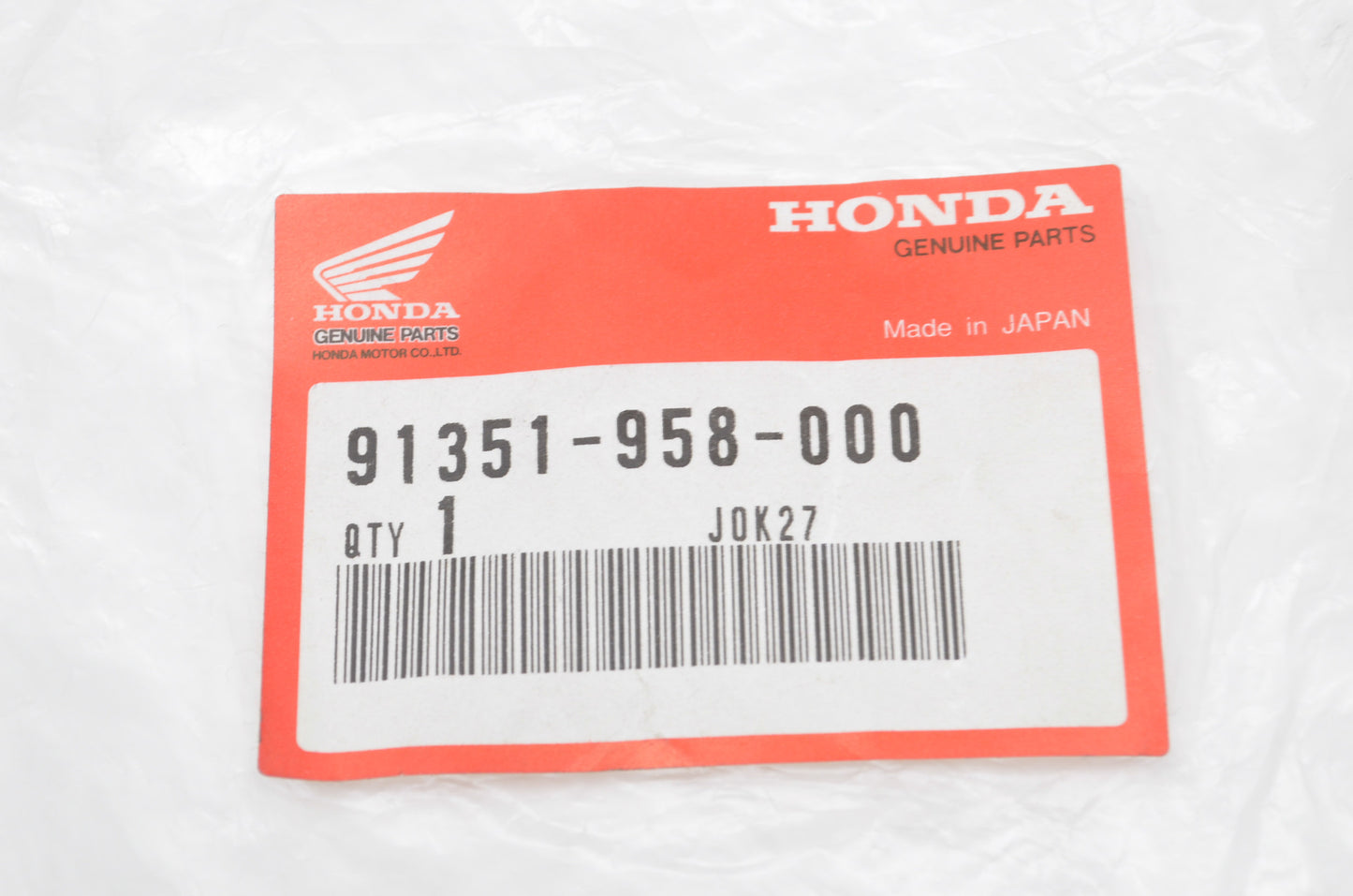OEM Honda 91351-958-000 O-Ring (176X4.2) NOS