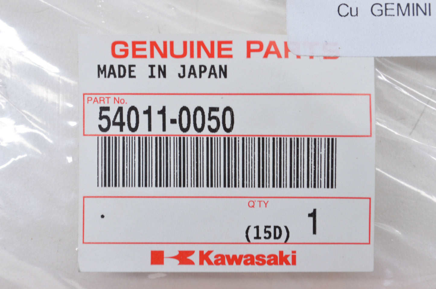 OEM Kawasaki 54011-0050 Clutch Cable NOS
