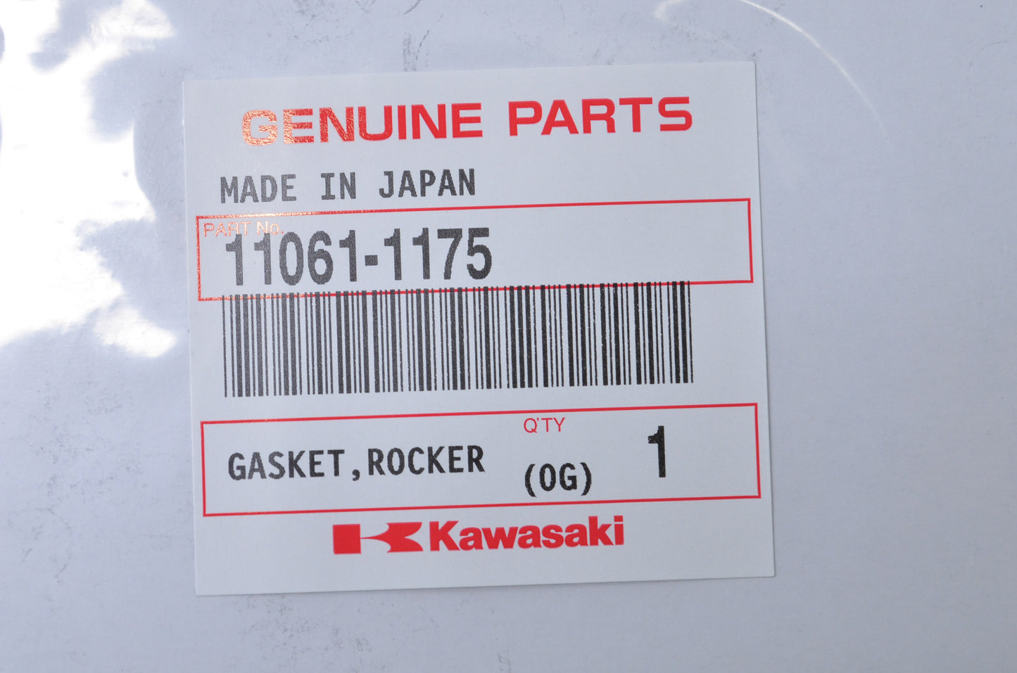 OEM Kawasaki 11061-1175 Rocker Case Cover Gasket NOS