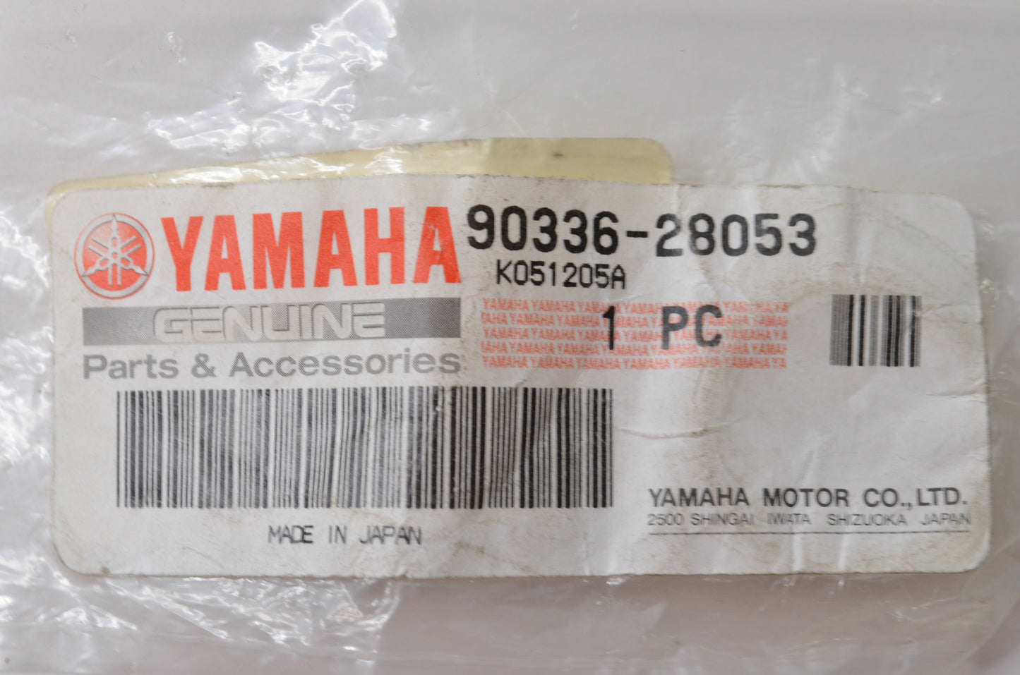 OEM Yamaha 90336-28053-00 Taper Plug NOS