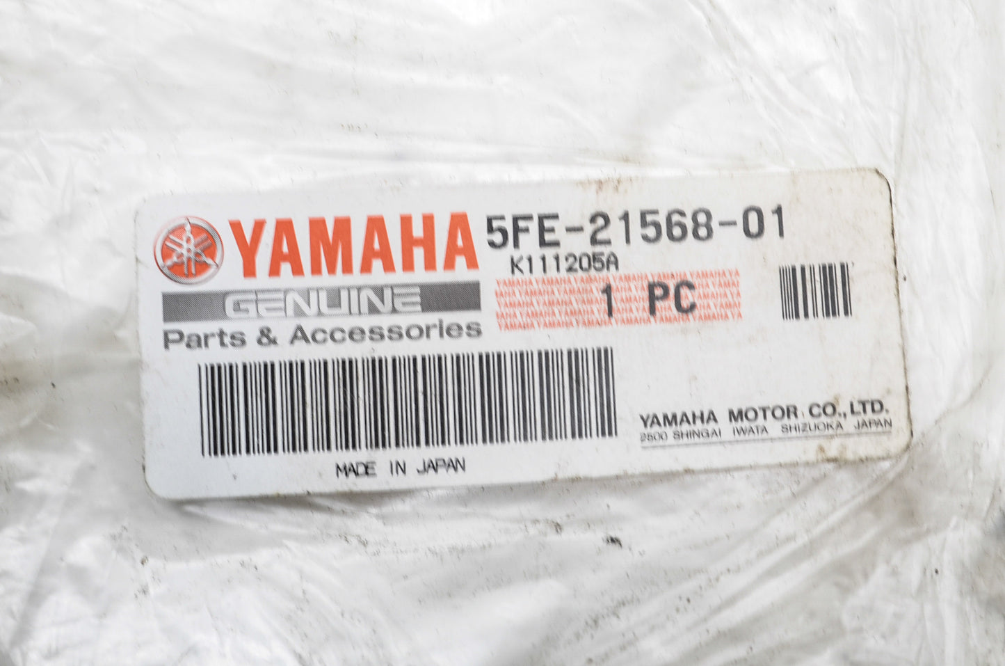 New OEM Yamaha 5FE-21568-01-00 Warning Label NOS