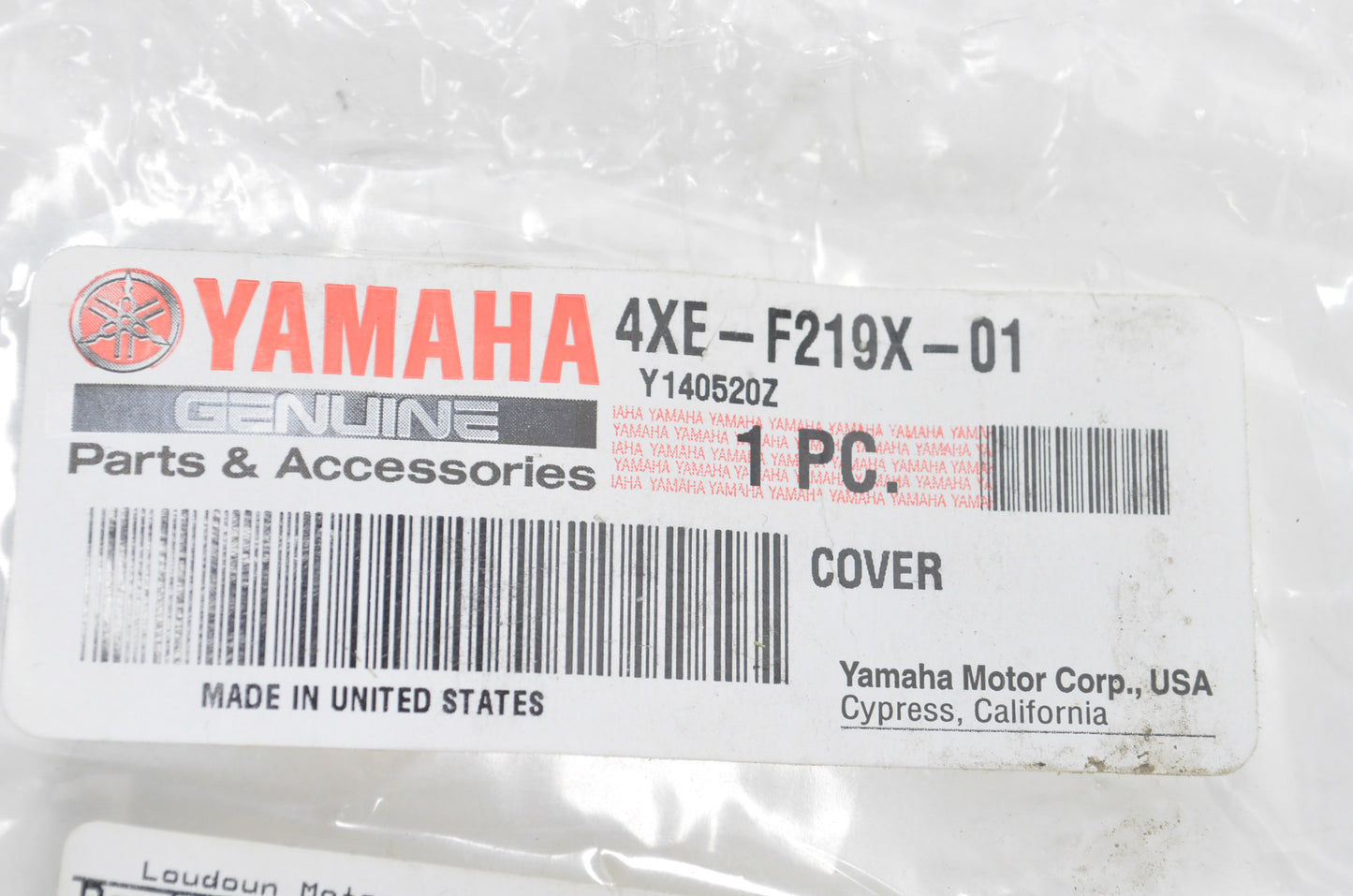 OEM Yamaha 4XE-F219X-01-00 Cover