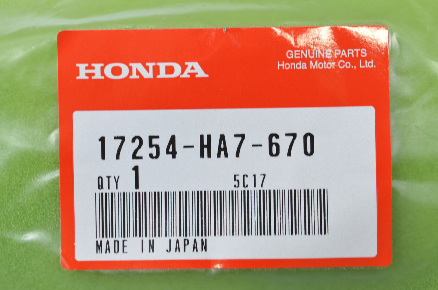 OEM Honda 17254-HA7-670 Air Filter NOS