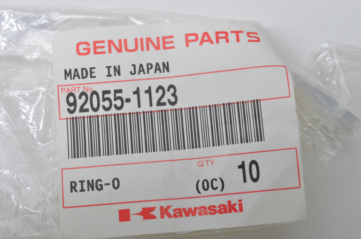 OEM Kawasaki 92055-1123 O-Ring NOS