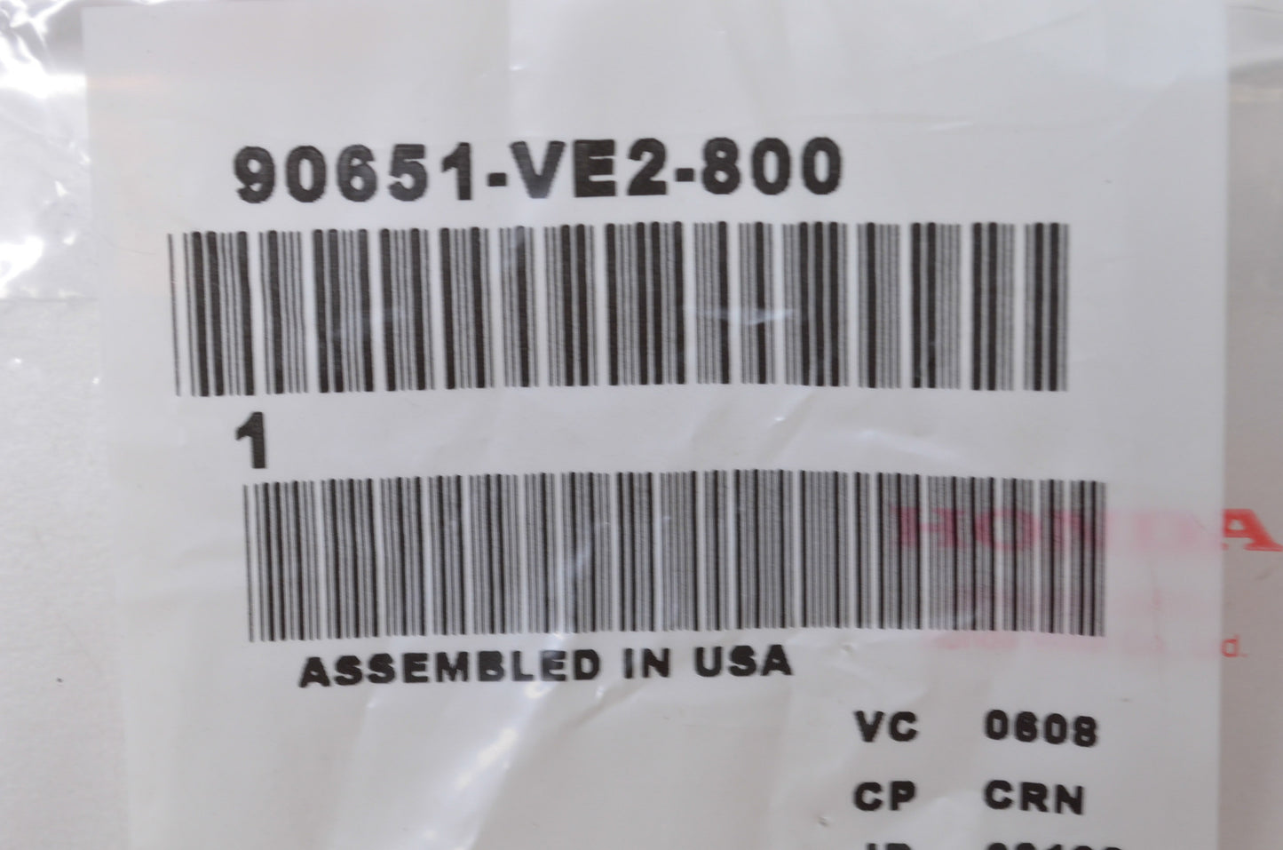 OEM Honda 90651-VE2-800 Circlip NOS