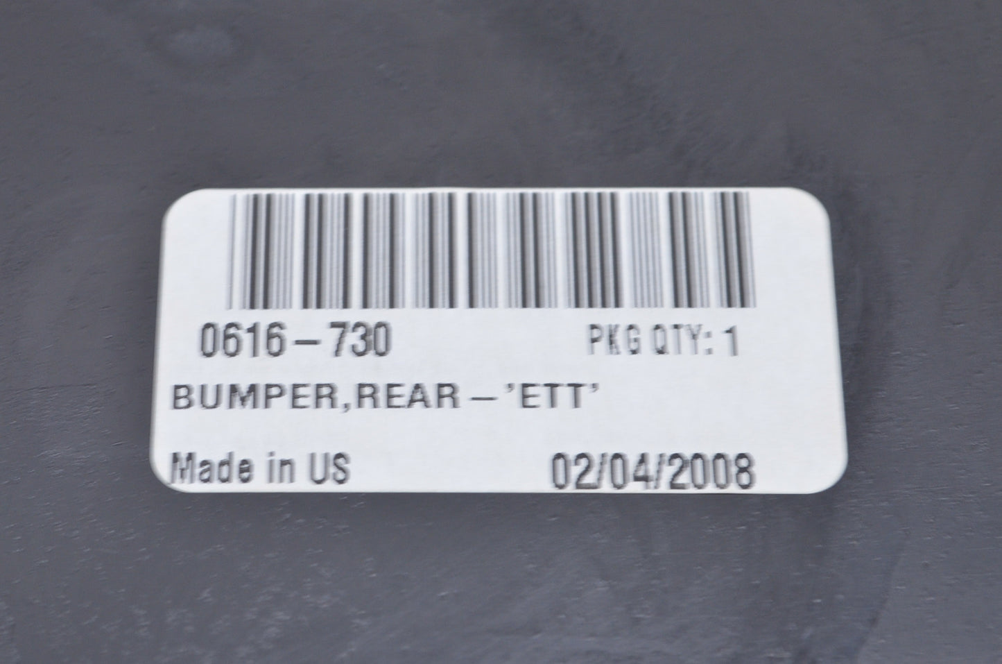 New OEM Arctic Cat Rear Bumper NOS