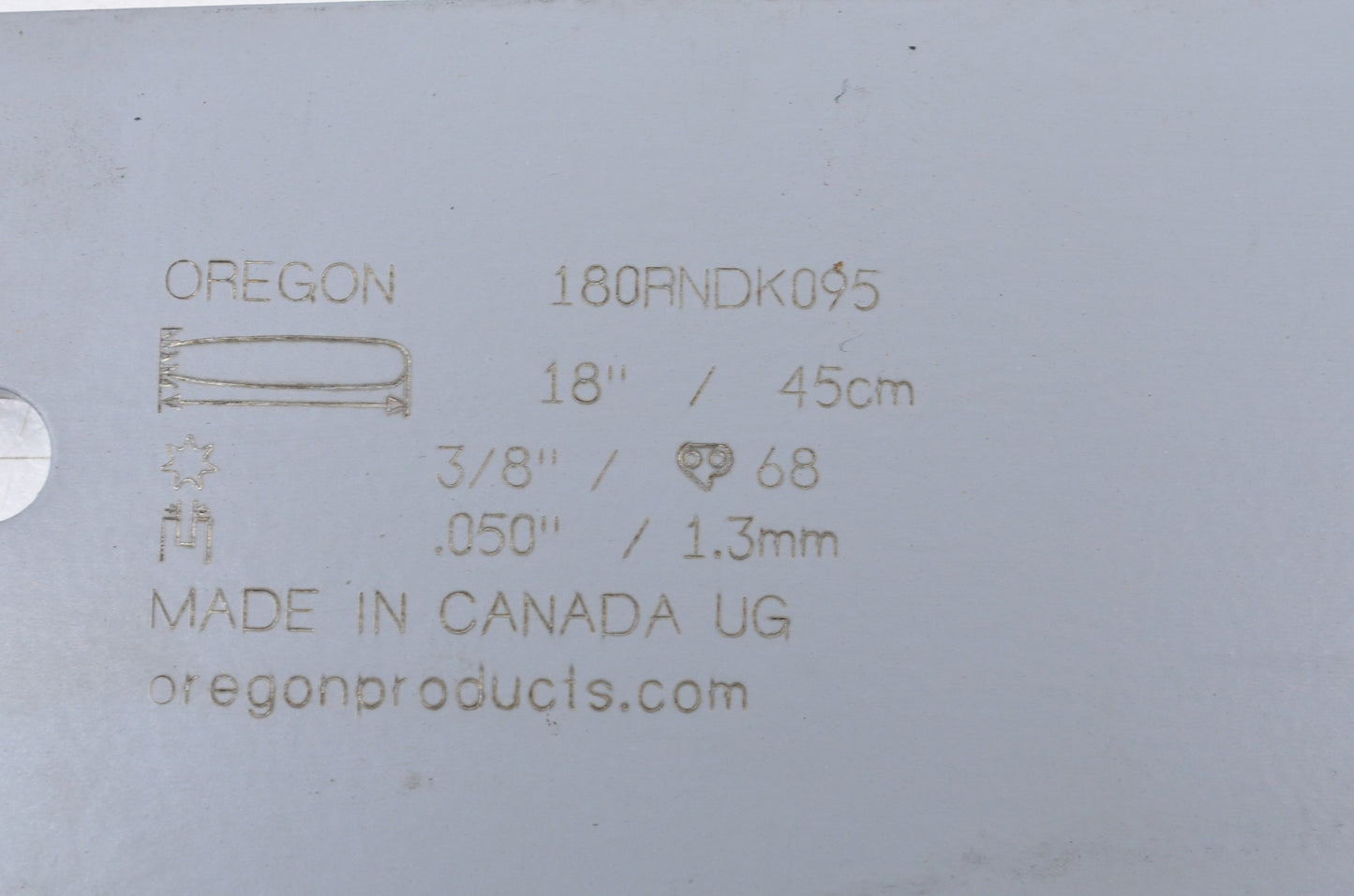 New Oregon Power Match Plus Chainsaw Bar 3/8' Pitch .050' Gauge 18' NOS