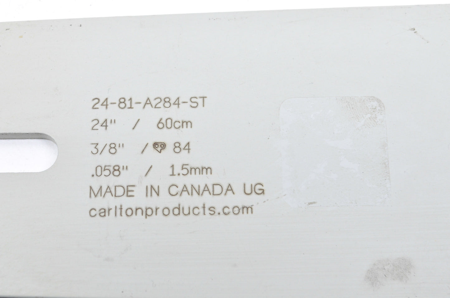 Carlton 24-81-A284-ST Speed Tip Guide Bar 3/8" .058" NOS